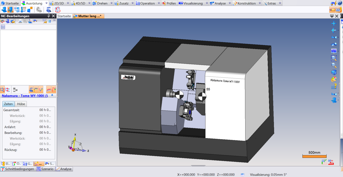 Programming system CAD/CAM TopSolid in action